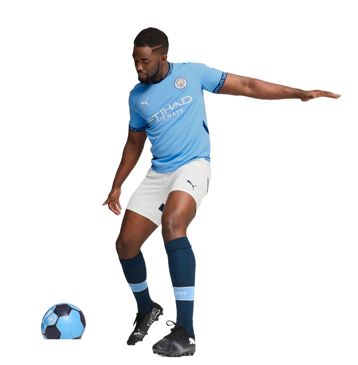 HAALAND #9 Manchester City 24/25 Stadium Men's Home Shirt - Man City Font