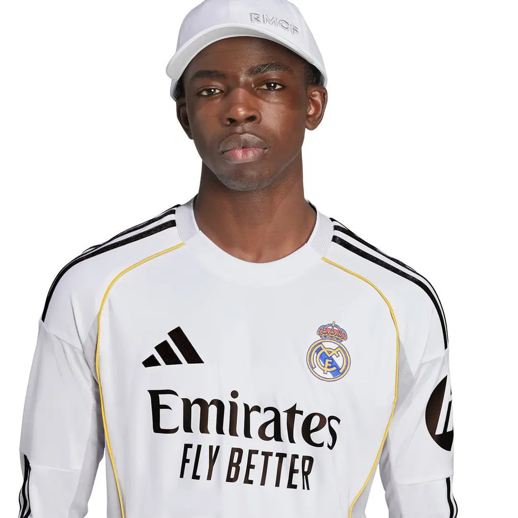 VINI JR #7 Real Madrid 25/26 Men's Home Long Sleeve Shirt