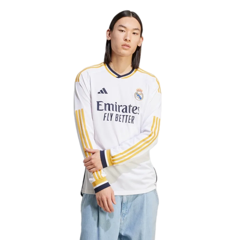 BELLINGHAM #5 Real Madrid 23/24 Men's Home Long Sleeve Shirt
