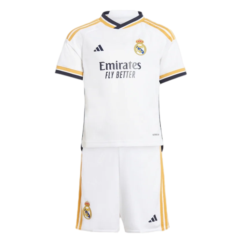 BELLINGHAM #5 Real Madrid 23/24 Kid's Home Shirt and Shorts