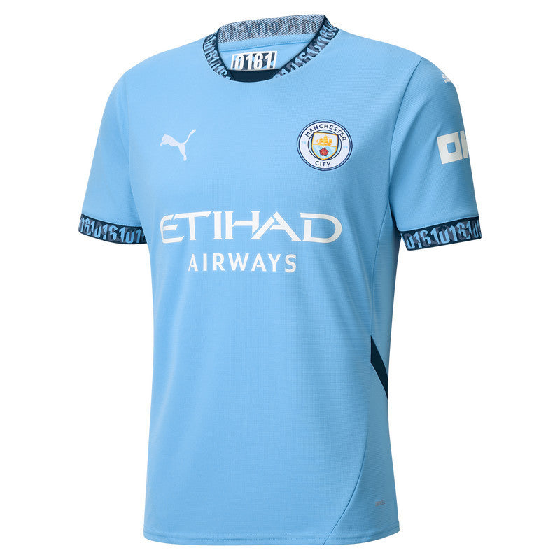HAALAND #9 Manchester City 24/25 Stadium Men's Home Shirt - PL Font