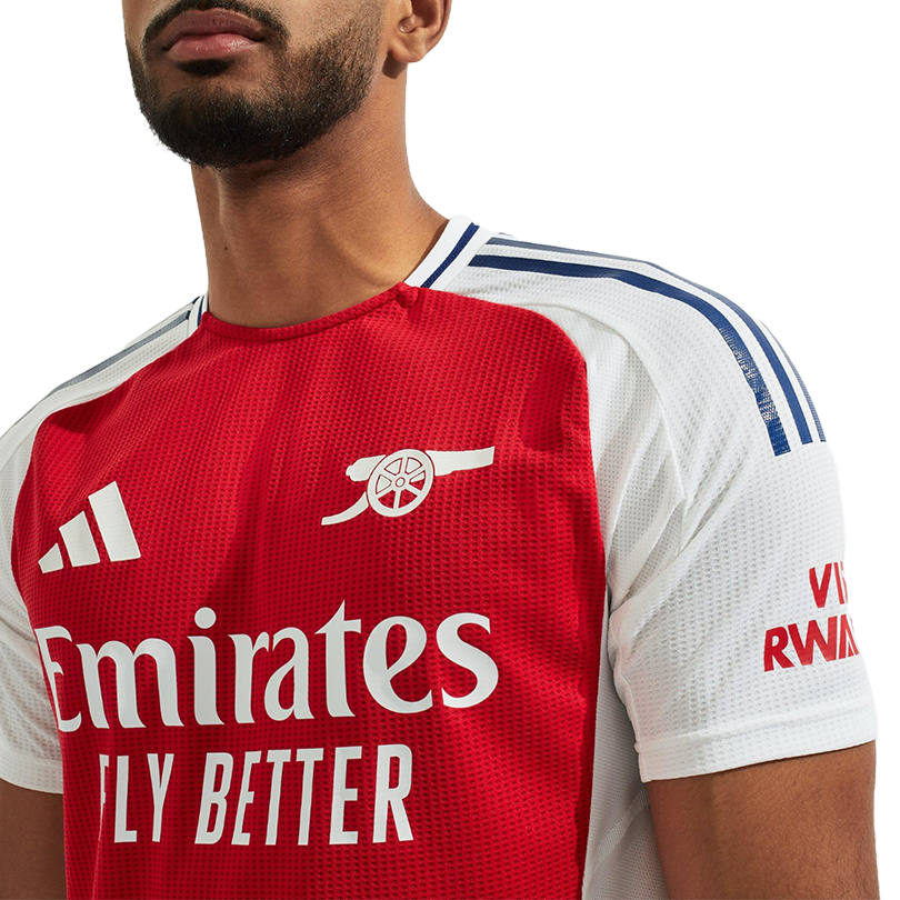 SAKA #7 Arsenal 24/25 Authentic Men's Home Shirt - Arsenal Font