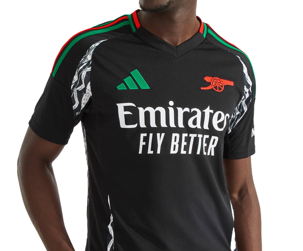 ØDEGAARD #8 Arsenal 24/25 Stadium Men's Away Shirt - Arsenal Font