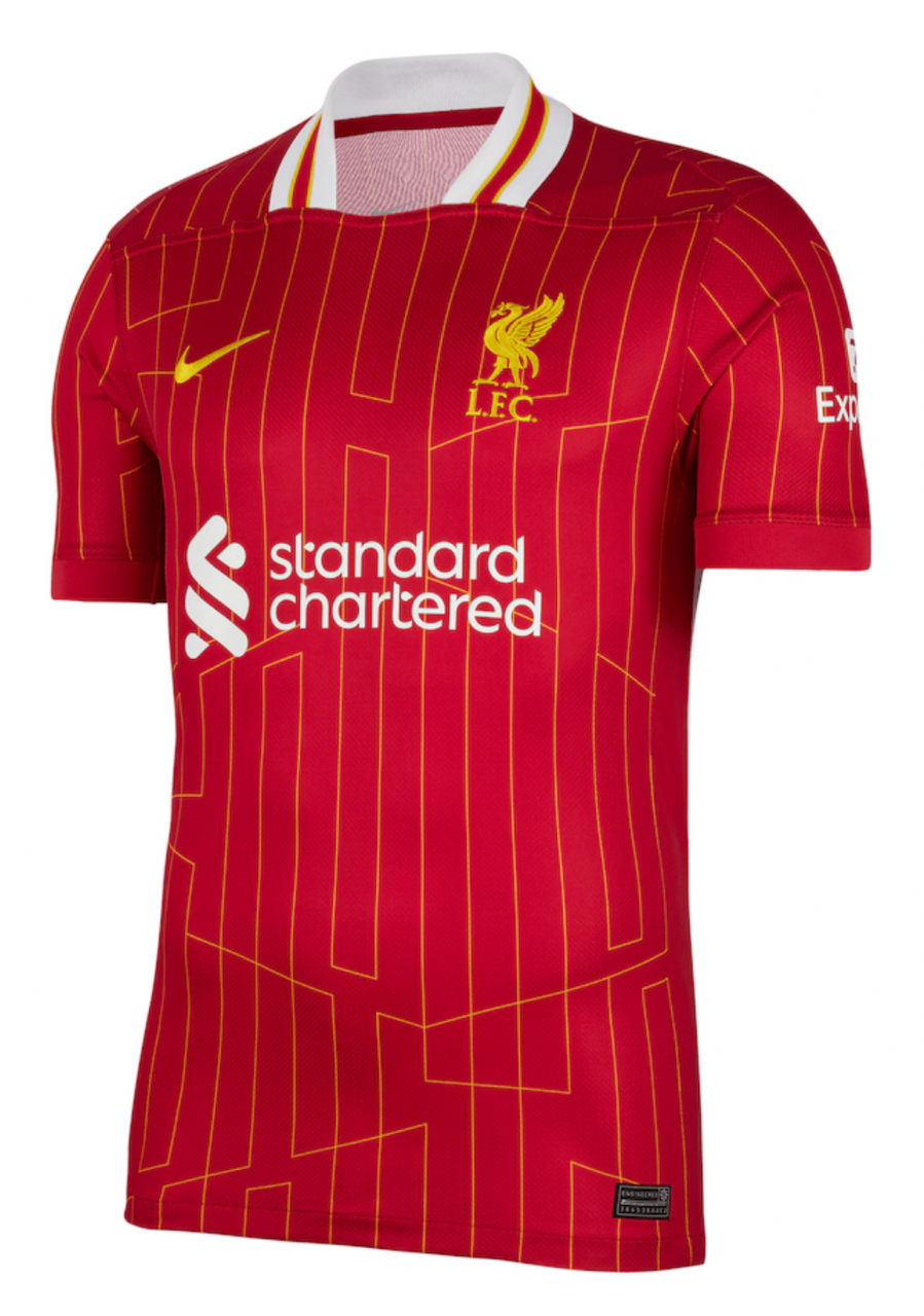 M.SALAH #11 Liverpool 24/25 Stadium Men's Home Shirt - LFC Font