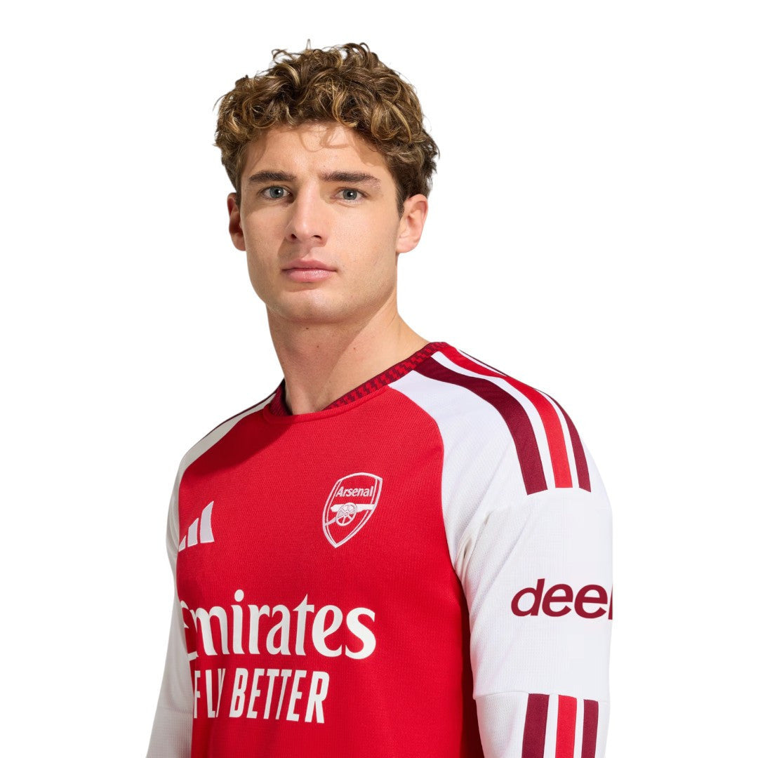 ØDEGAARD #8 Arsenal 26/27 Men's Home Long Sleeve Shirt - Club Font