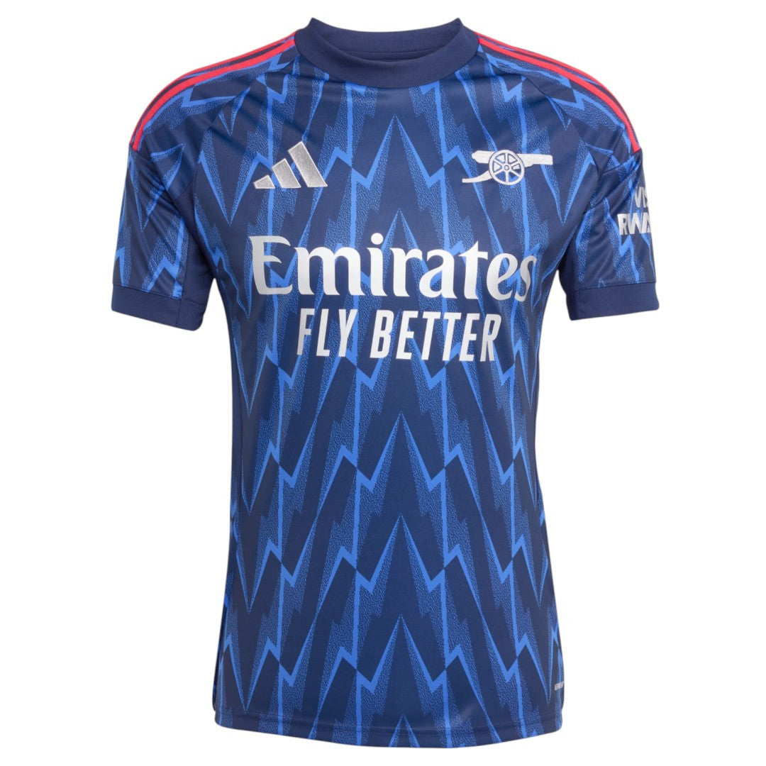 ØDEGAARD #8 Arsenal 25/26 Stadium Men's Away Shirt - Arsenal Font