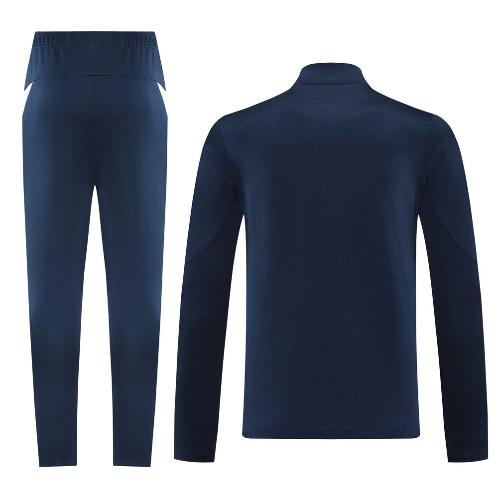 Portugal 2025 Men's Navy Long Zip Jacket