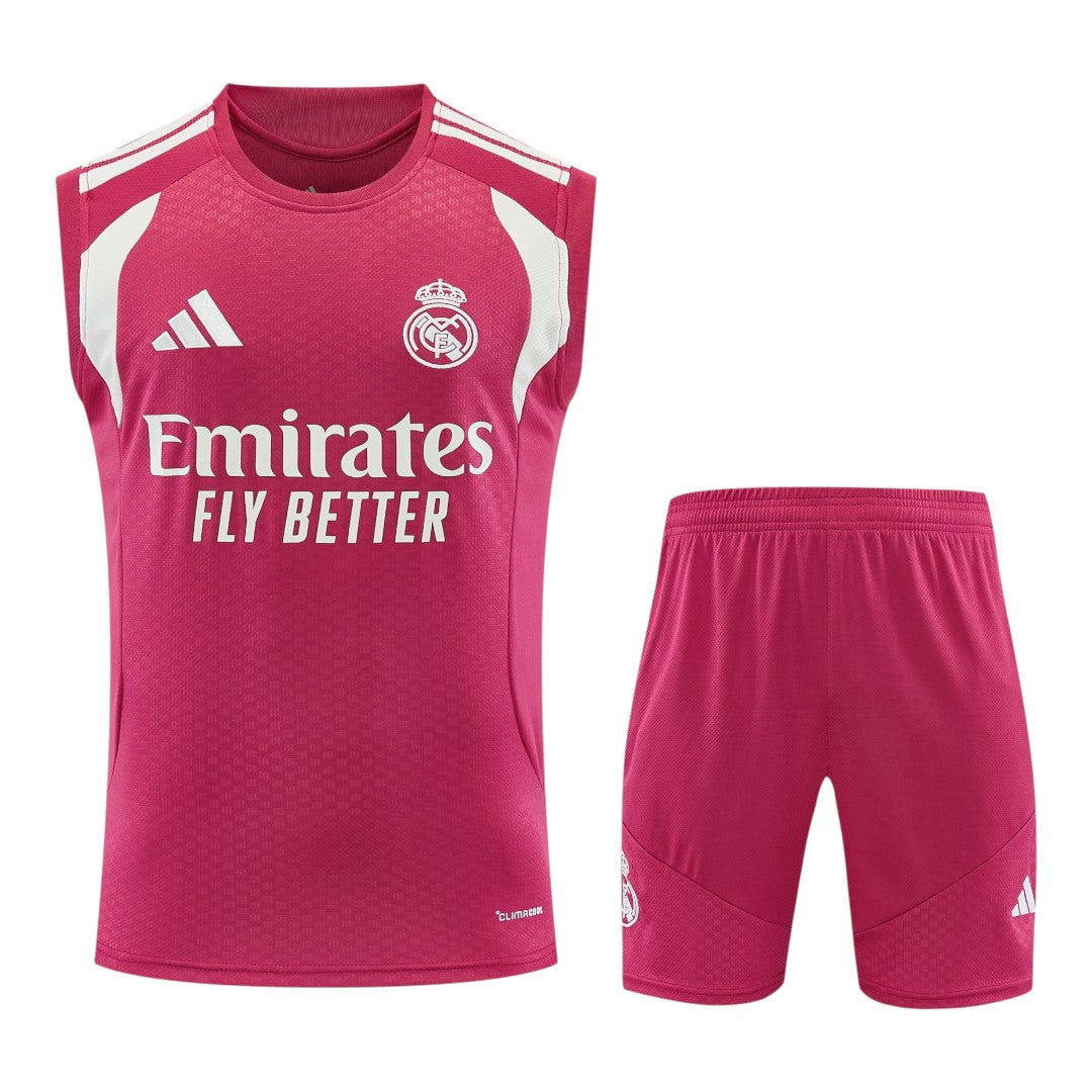 Real Madrid 26/27 Men's Pink Training Tank Top