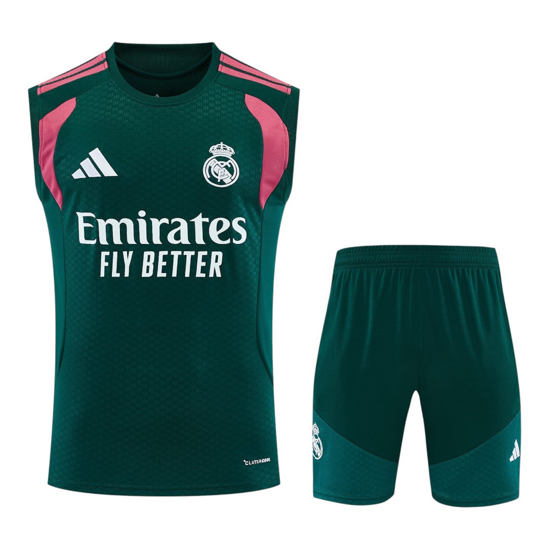 Real Madrid 26/27 Men's Green Training Tank Top