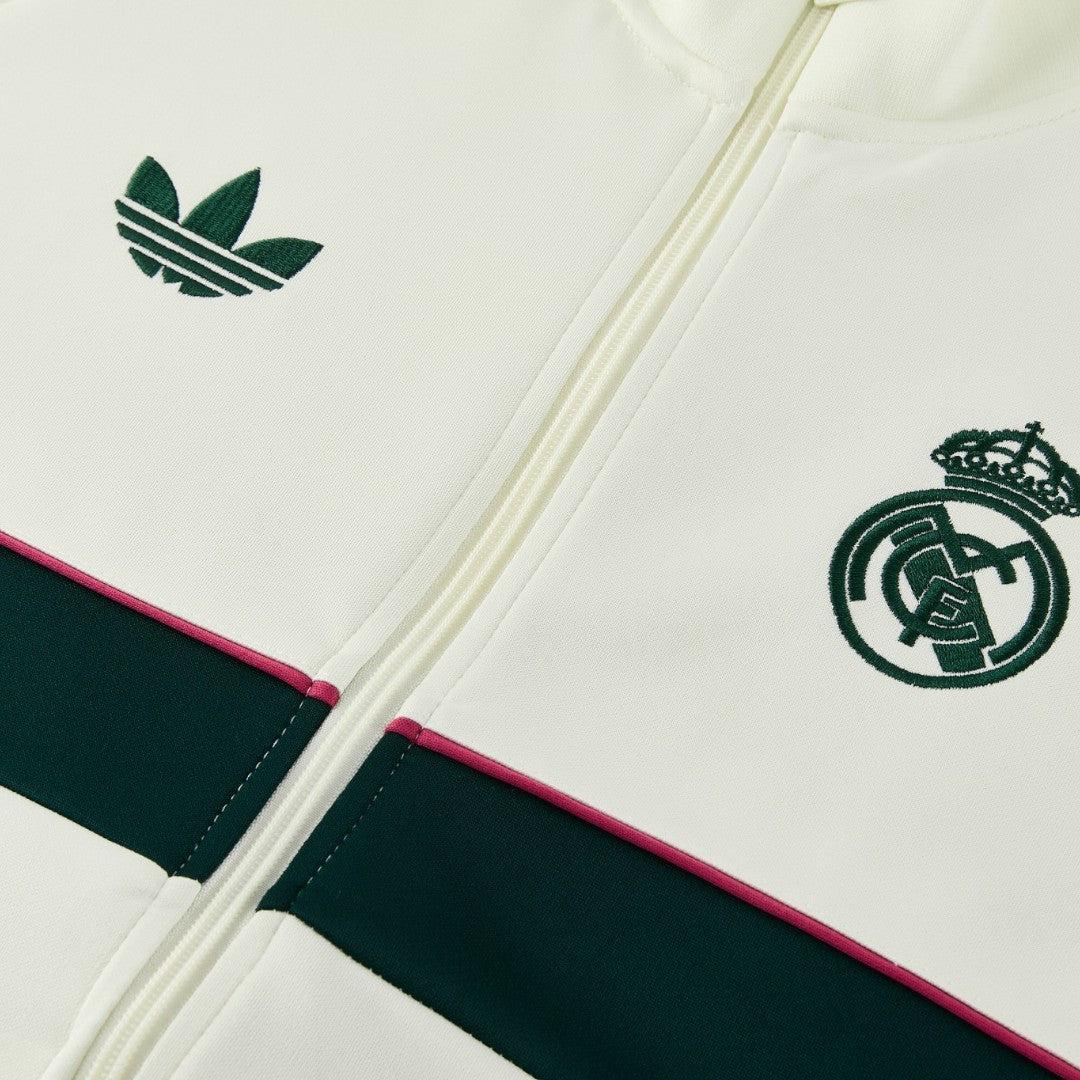 Real Madrid 26/27 Men's White-Green Jacket