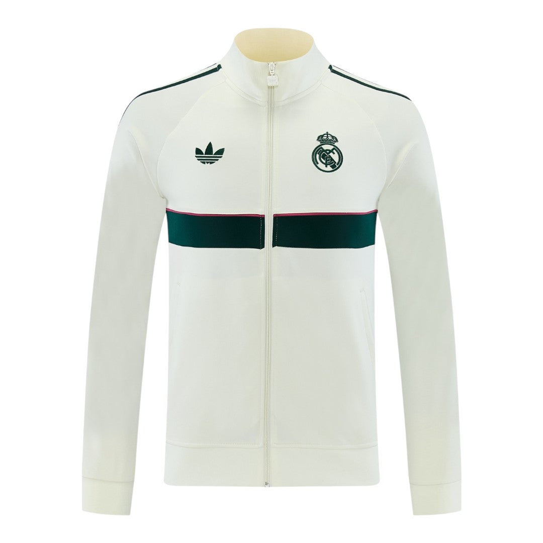 Real Madrid 26/27 Men's White-Green Jacket