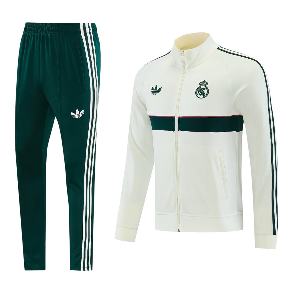 Real Madrid 26/27 Men's White-Green Jacket
