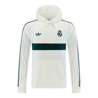 Real Madrid 26/27 Men's White-Green Hoodie