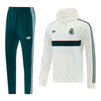 Real Madrid 26/27 Men's White-Green Hoodie