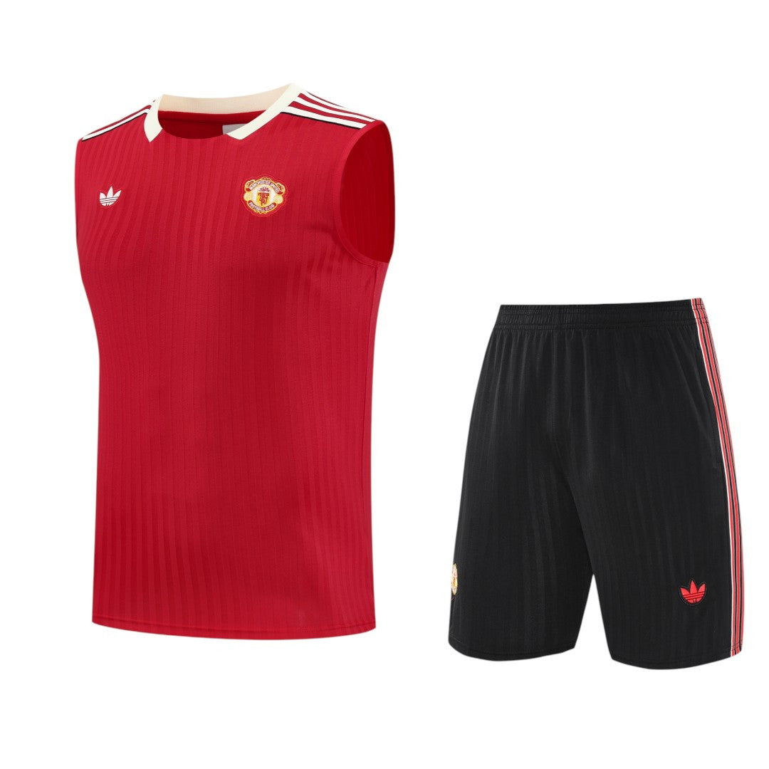 Manchester United 25/26 Men's Red Terrace Icon Tank Top