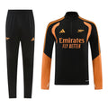 Arsenal 26/27 Men's Black-Orange Short Zip Tracksuit