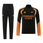 Arsenal 26/27 Men's Black-Orange Short Zip Tracksuit