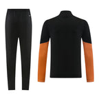 Arsenal 26/27 Men's Black-Orange Short Zip Tracksuit