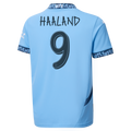 HAALAND #9 Manchester City 24/25 Kid's Home Shirt and Shorts - Man City Font