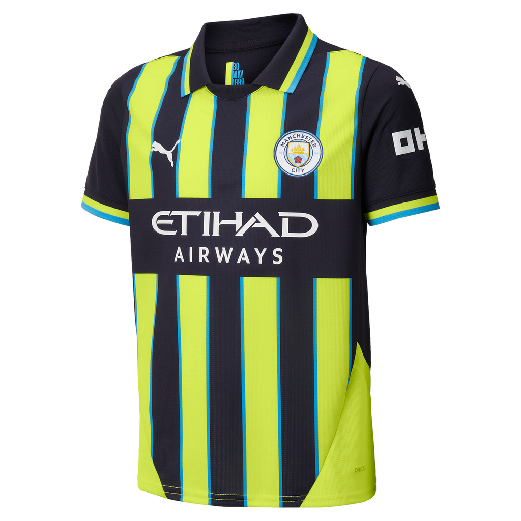 FODEN #47 Manchester City 24/25 Kid's Away Shirt and Shorts - Man City Font