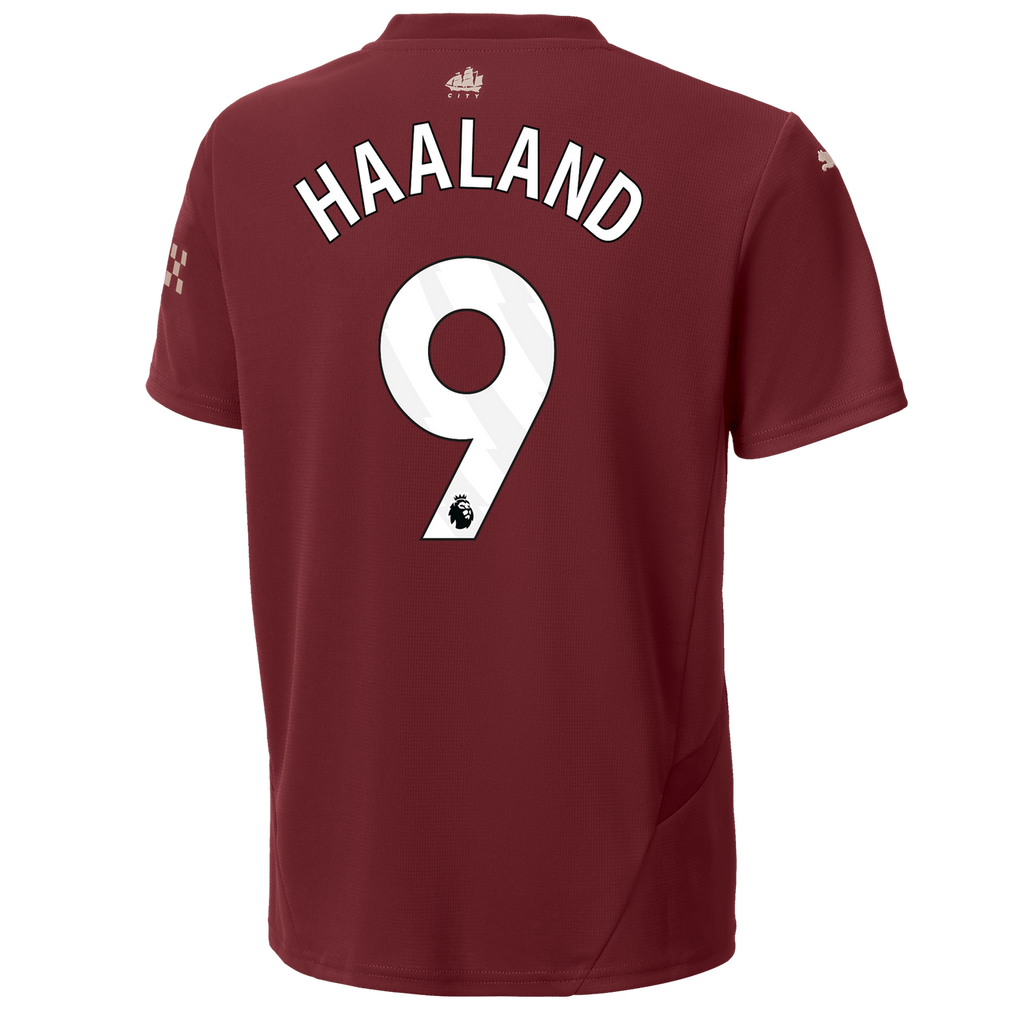 HAALAND #9 Manchester City 24/25 Kid's Third Shirt and Shorts - PL Font