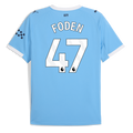 FODEN #47 Manchester City 25/26 Authentic Men's Home Shirt - PL Font