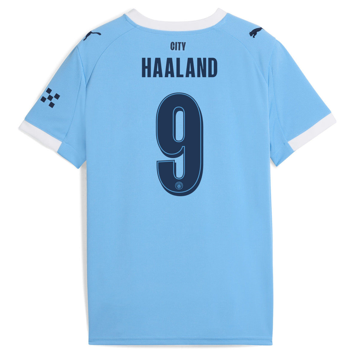 HAALAND #9 Manchester City 25/26 Authentic Men's Home Shirt - City Font