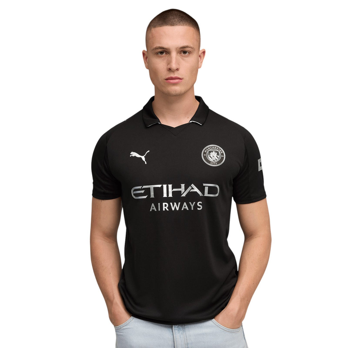 HAALAND #9 Manchester City 25/26 Stadium Men's Away Shirt - PL Font