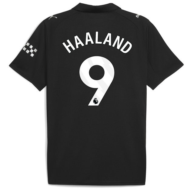 HAALAND #9 Manchester City 25/26 Authentic Men's Away Shirt - PL Font