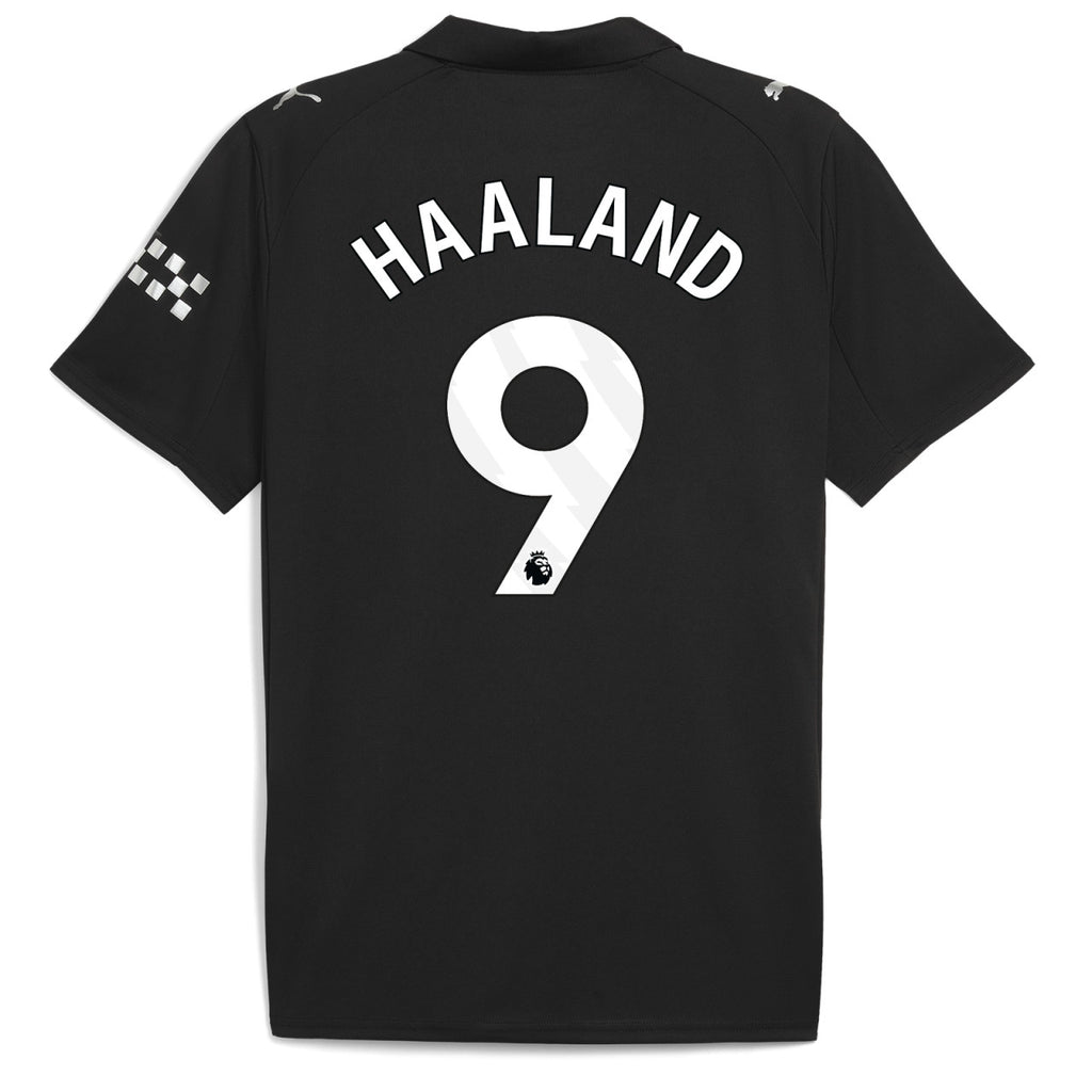 HAALAND #9 Manchester City 25/26 Stadium Men's Away Shirt - PL Font