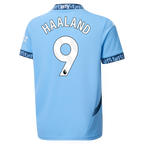 HAALAND #9 Manchester City 24/25 Kid's Home Shirt and Shorts - PL Font