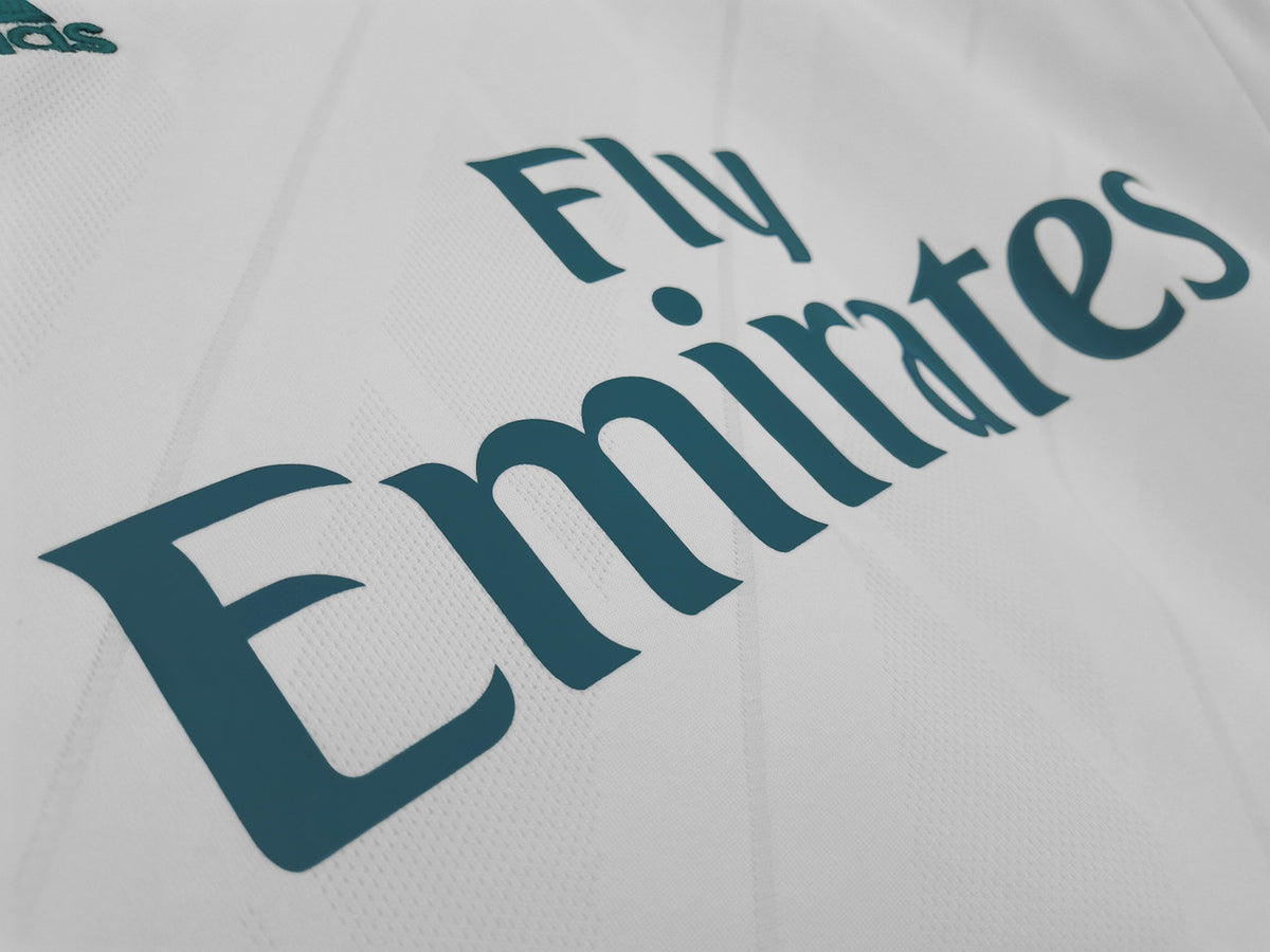 Real Madrid 17/18 Men's Home Retro Long Sleeve Shirt