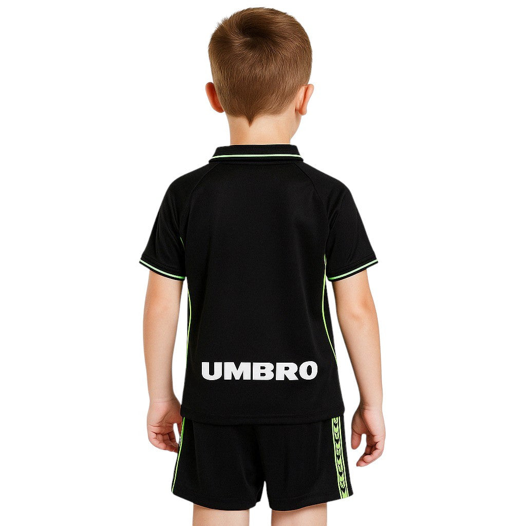 Manchester United 98/99 Kid's Third Retro Mini-Kit