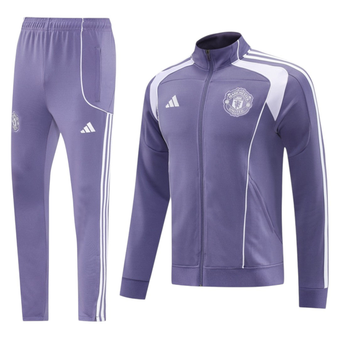 Manchester United 25/26 Men's Purple Long Zip Jacket