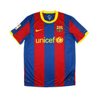 Barcelona 10/11 Men's Home Retro Shirt