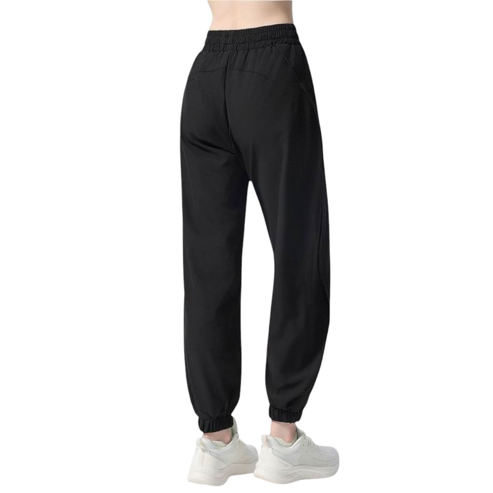 Alo Women's Black High-Waisted Joggers