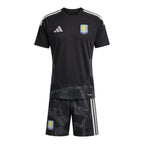 Aston Villa 26/27 Kid's Black Goalkeeper Set