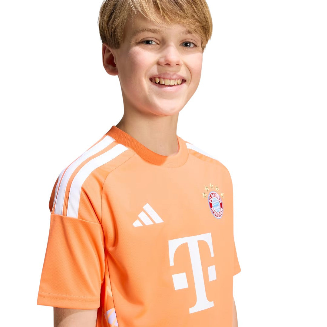 Bayern Munich 26/27 Kid's Orange Goalkeeper Set