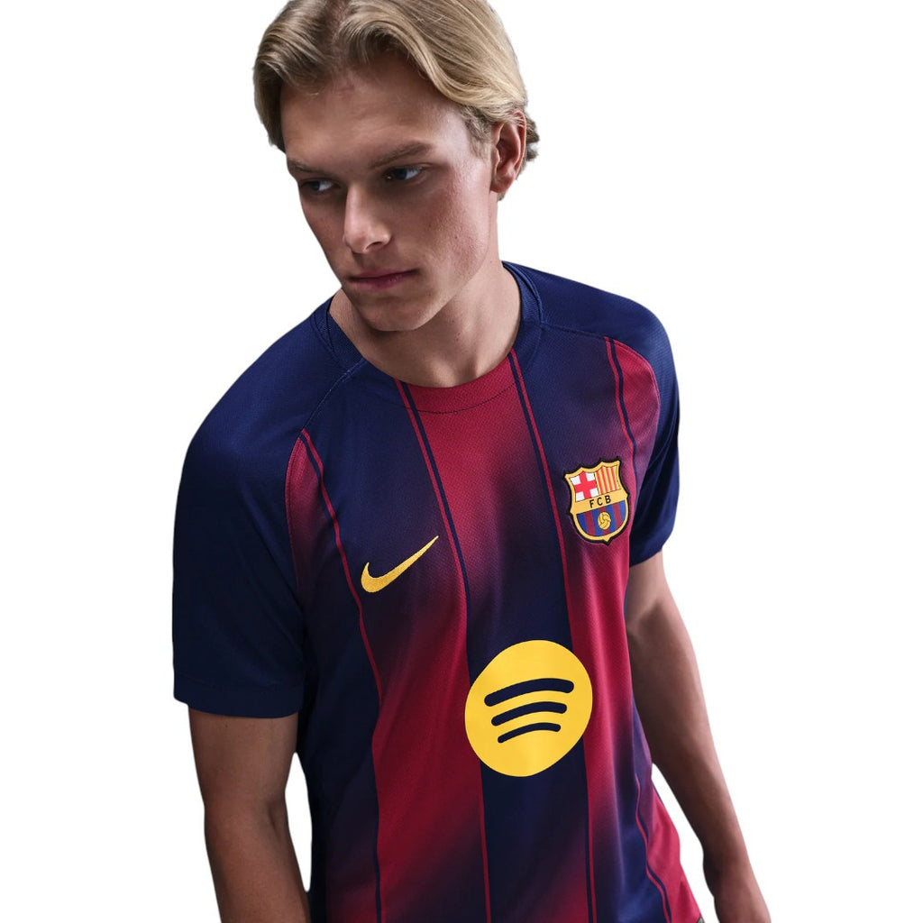 LAMINE YAMAL #10 Barcelona 25/26 Stadium Men's Home Shirt - La Liga Font