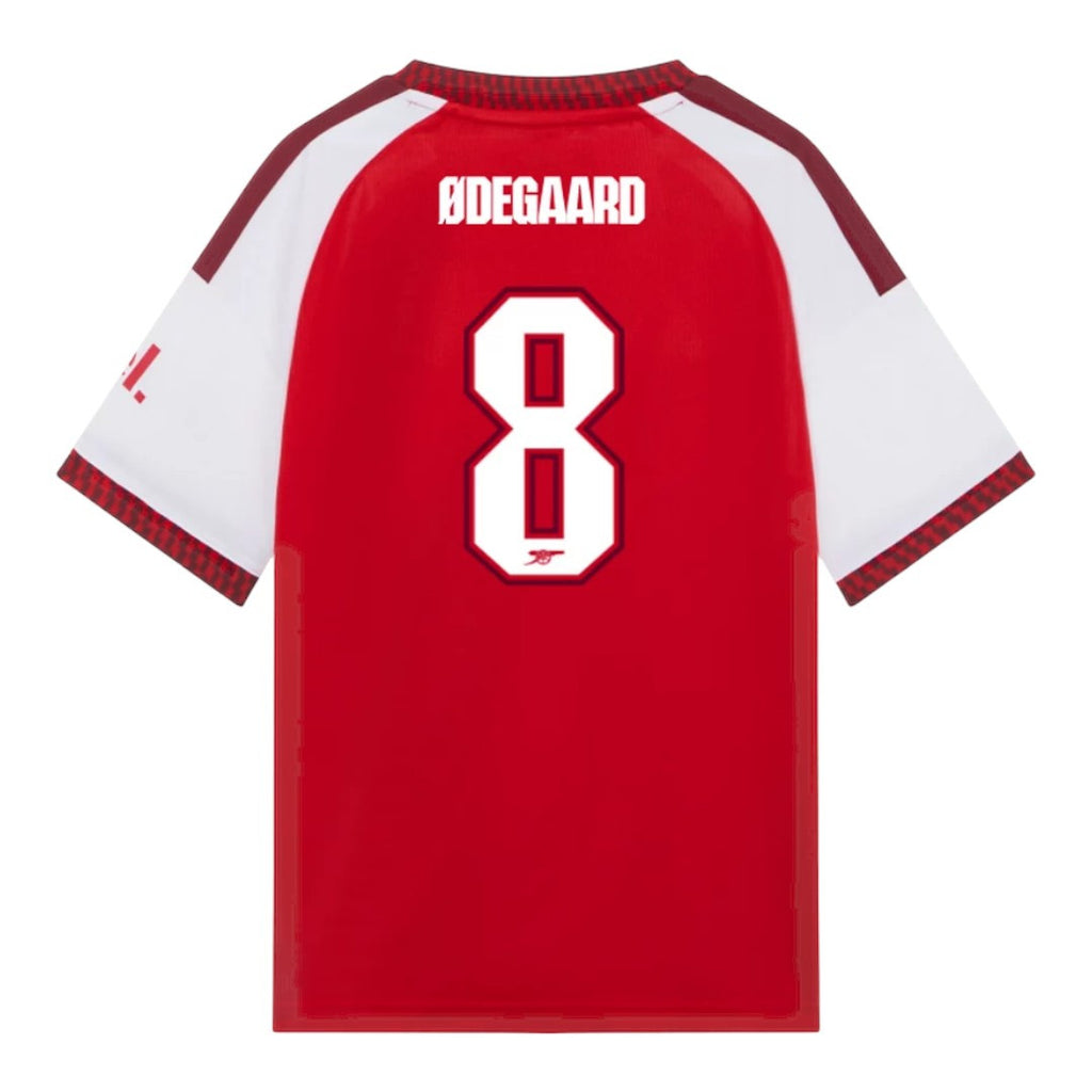 ØDEGAARD #8 Arsenal 26/27 Kid's Home Set - Club Font