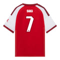 SAKA #7 Arsenal 26/27 Kid's Home Set - Club Font