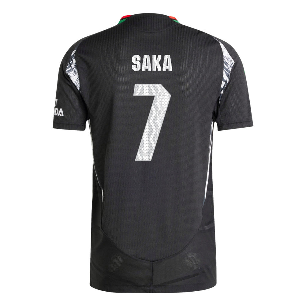 SAKA #7 Arsenal 24/25 Authentic Men's Away Shirt - Arsenal Font
