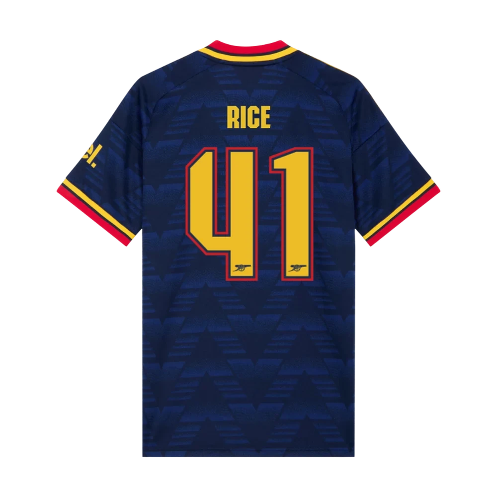RICE #41 Arsenal 26/27 Stadium Men's Away Shirt - Club Font