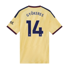 GYÖKERES #14 Arsenal 26/27 Stadium Men's Third Shirt - PL Font