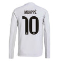 MBAPPÉ #10 Real Madrid 25/26 Authentic Men's Home Long Sleeve Shirt
