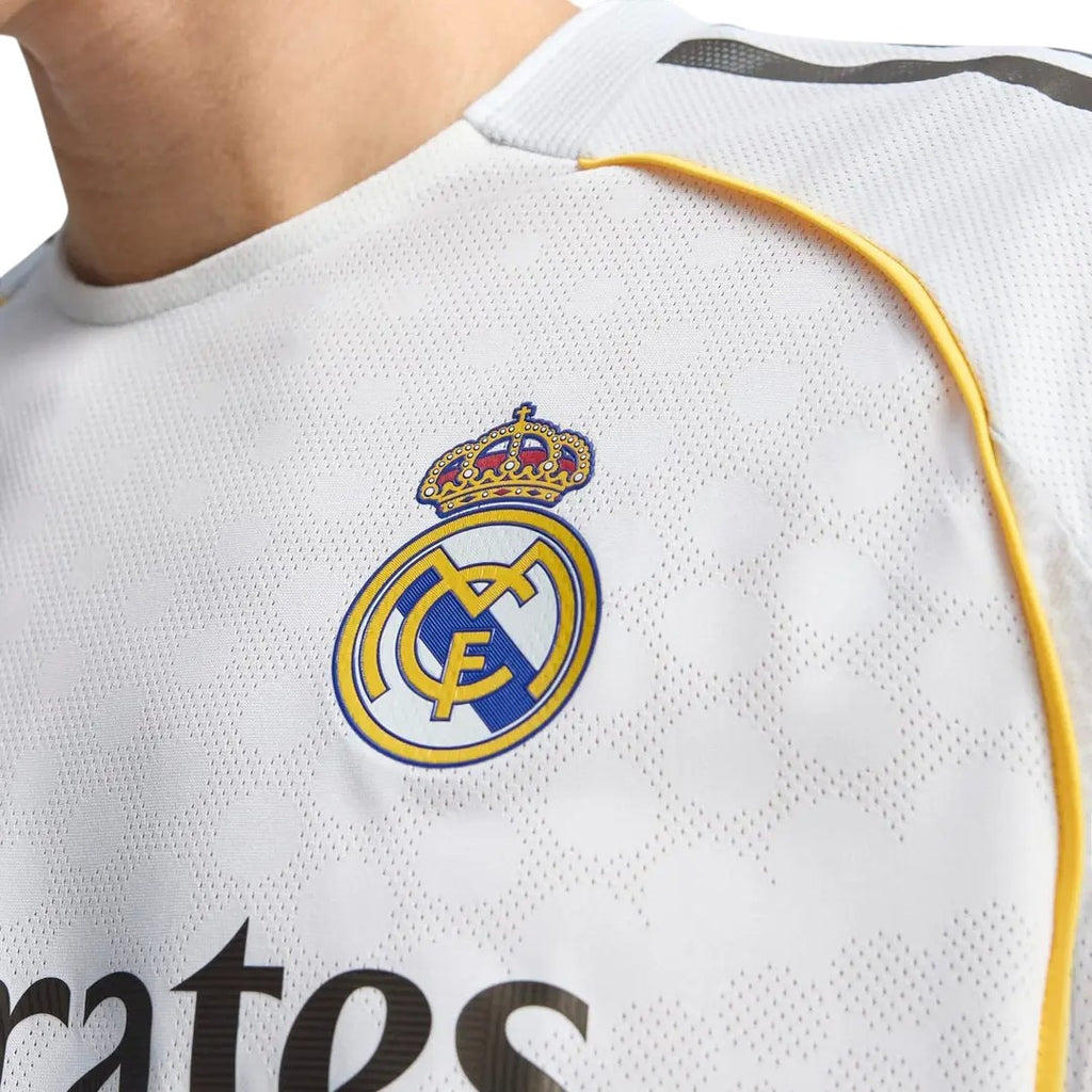 Real Madrid 25/26 Authentic Men's Home Long Sleeve Shirt