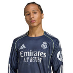 VINI JR #7 Real Madrid 25/26 Men's Away Long Sleeve Shirt