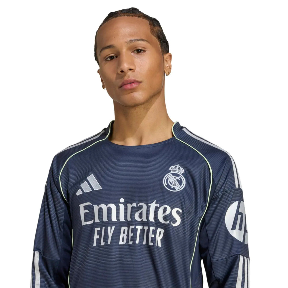 MBAPPÉ #10 Real Madrid 25/26 Men's Away Long Sleeve Shirt
