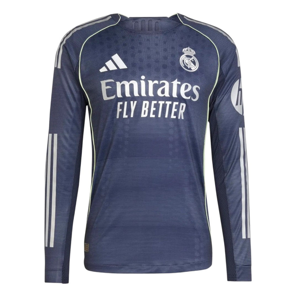 MBAPPÉ #10 Real Madrid 25/26 Authentic Men's Away Long Sleeve Shirt