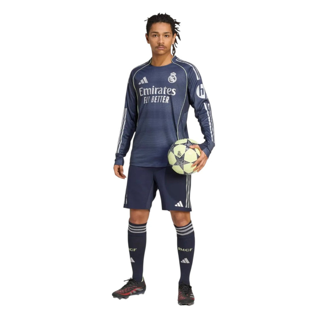 Real Madrid 25/26 Authentic Men's Away Long Sleeve Shirt